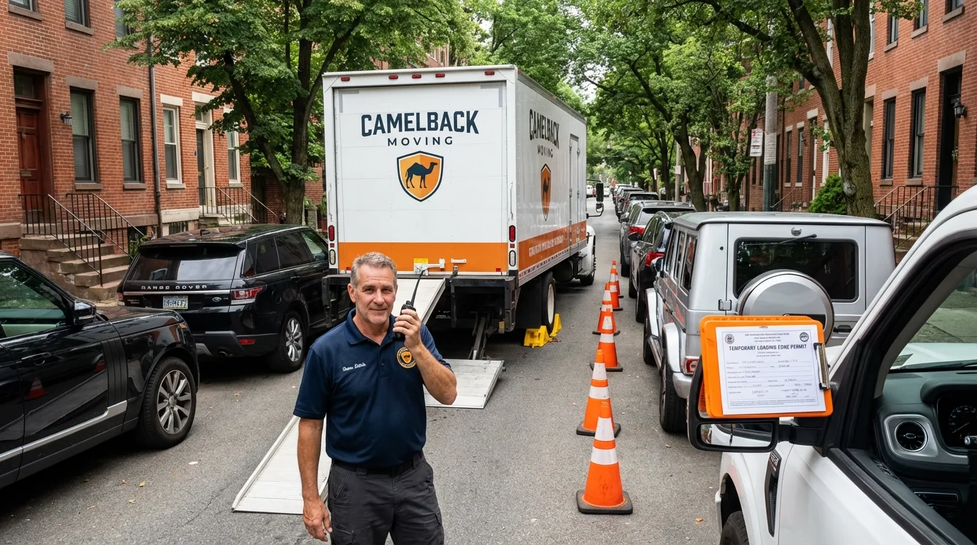City street loading permit setup in Hawthorne, NJ