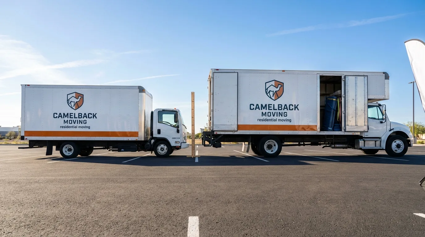 Moving truck size capacity guide in Hawthorne